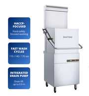 LKK Santino Hood Type Pass-through Dishwasher 
with Heat Recovery Unit| Demo Promotion