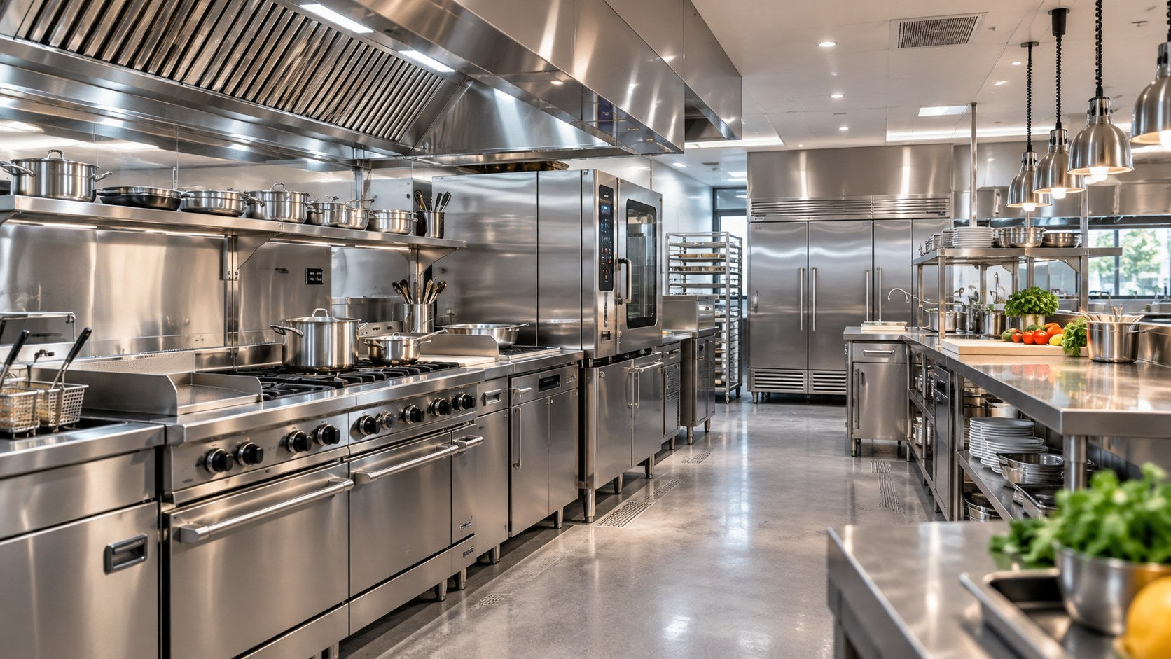 Premium commercial kitchen equipment and stainless steel kitchen