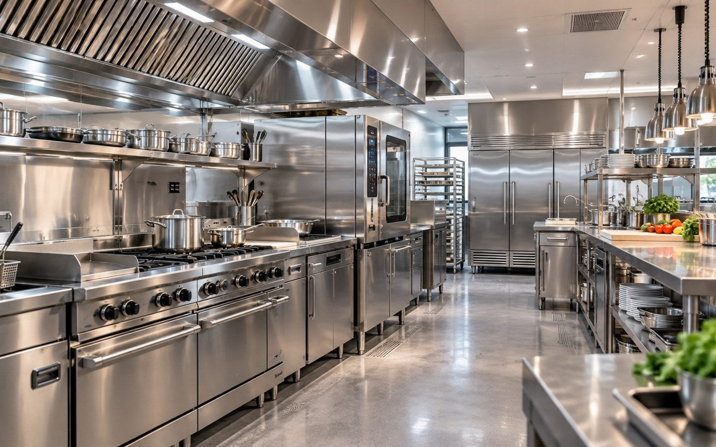 Commercial kitchen layout planning